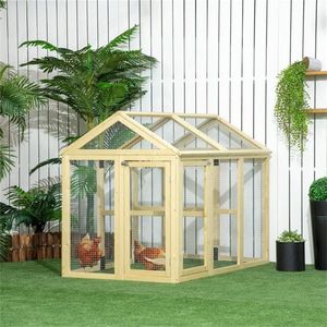 Wooden Chicken Coop Animal Cage for Poultry Care - Product Image 1