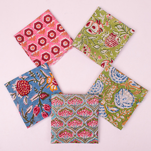 Bandana de voyage d'été tendance, foulard carré en coton à imprimé ethnique, multifonctionnel, doux pour la peau, respirant, accessoire printemps-été - Product Image 5