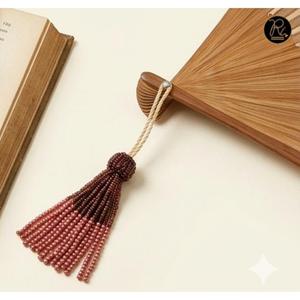 Handmade Beaded Tassel Decorative Hanging Tassel Home Decor Curtain <b>Tieback</b> Keychain Bag Charm Boho Style Handmade Gift - Product Image 1