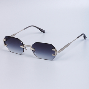 LMAMBA 3510 Nouvelles Lunettes de Soleil de Marque de Luxe Tendance, Monture Métallique Sans Cadre, Verres Dégradés, Style Élégant, Protection UV400 2025 - Product Image 5