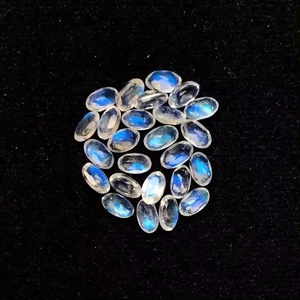 Pierre de lune arc-en-ciel naturelle de 3 mm 5 mm, taille ovale facettée, certifiée IGI, pierre précieuse de lune, bijoux fins, directement du fournisseur vérifié - Product Image 3