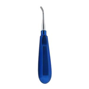 Elevador Dental de Acero Inoxidable Azul con Empuñadura Ergonómica, Instrumento Quirúrgico Manual Clase I - Product Image 1
