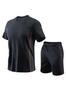 Premium Best Custom Men Summer <b>Tracksuit</b> Sportswear Breathable Causal With Solid Pattern Training Summer Wear <b>Tracksuit</b> For Men - Product Image 2