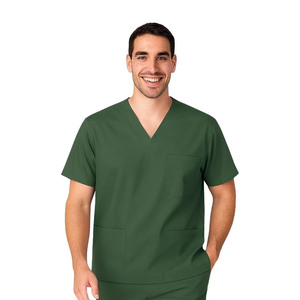 Unisex Classic White Cotton Lab <b>Coat</b> Professional Medical Nurse <b>Coat</b> Uniform with Needle <b>Detection</b> and Seamless Fusing - Product Image 5