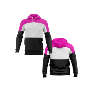 Sudadera con Capucha para Hombre 2026, Diseño a Rayas Azul y Blanco, Corte Regular, Informal, con Bolsillo, Tejido de Poliéster, para Otoño - Product Image 3