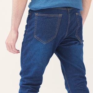 Jeans robustes pour hommes au design élégant avec un look délavé Tissu doux idéal pour les activités de plein air ou une ambiance décontractée Jeans respirants - Product Image 5