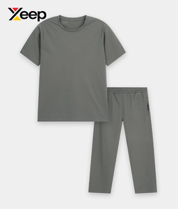 ชุดวอร์ม XEEP รุ่น XC-MT-14 แบบเรียบง่าย สวมใส่สบายในฤดูหนาว มีฮู้ด ระบายอากาศได้ดี แห้งเร็ว น้ำหนักเบา สำหรับผู้ชาย ผลิตจากโพลีเอสเตอร์/คอตตอน เอวยางยืด - Product Image 1