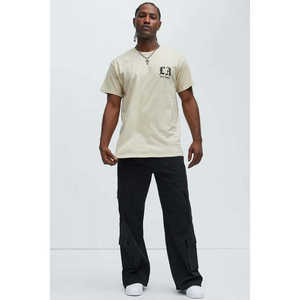 Pantalones de mezclilla multibolsillo estilo cargo retro para mujer Aspecto lavado informal con pierna ancha y corte tridimensional - Product Image 6