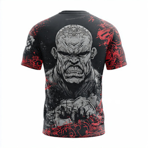 Chemises de sublimation MMA personnalisées pour hommes, t-shirts d'entraînement de musculation pour hommes, hauts de boxe MMA pour hommes - Product Image 6