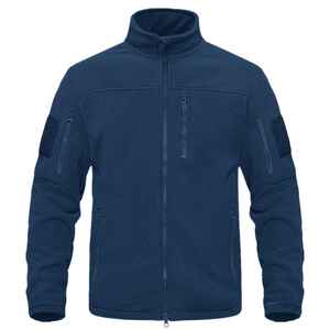 New Autumn Winter Men's Outdoor Sports Casual Windproof Fleece <b>Jacket</b> Stand Collar Mountaineering Sweatshirt <b>Zipper</b> <b>Jackets</b> - Product Image 5