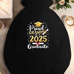 คุณยายภูมิใจใน2025เสื้อฮู้ดลำลองของผู้หญิงจบการศึกษา - Product Image 1