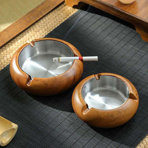 Cendriers en bois carrés de luxe en gros pour intérieur et extérieur, personnalisables, en forme de cigare de poche, avec logo personnalisé, pour la maison et le bureau - Product Image 5