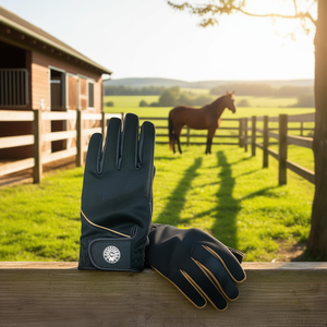 Gants d'équitation personnalisés avec logo et couleur, paume en néoprène, cuir PU Sarino pour une meilleure adhérence, équipement équestre, gants de sport pour l'équitation - Product Image 3
