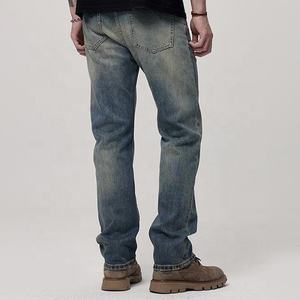Jeans de Mezclilla para Hombre y Mujer, 100% Algodón, Secado Rápido, Corte Regular Vintage, Lavado Casual, Rectos, para Invierno y Verano, Varios Modelos - Product Image 4