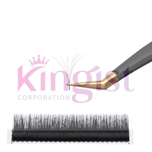 Ensemble de pinces à cils avec étui, logo personnalisé, acier inoxydable bleu, logo sur mesure - Product Image 3
