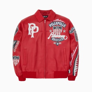 Chaqueta de Invierno de Lona y Cuero para Hombre Avirex al Mejor Precio, Cuero Genuino Premium, Resistente al Viento e Impermeable, Teñido Liso en la Parte Delantera, Todas las Tallas - Product Image 2