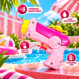 Pistolet à eau BLAST pour enfants, multicolore, en plastique, pour l'été, la plage, la piscine, vente en gros - Product Image 3