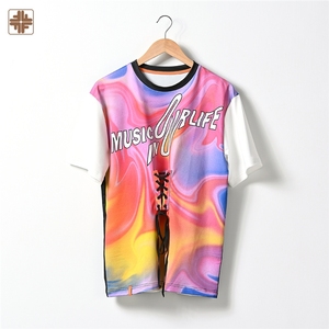 Camiseta Estampada de Peso Pesado de 300 g/m² para Hombre |   Camiseta de Cuello Redondo 100% Algodón |   Ropa Urbana Gráfica de Alta Calidad - Product Image 2