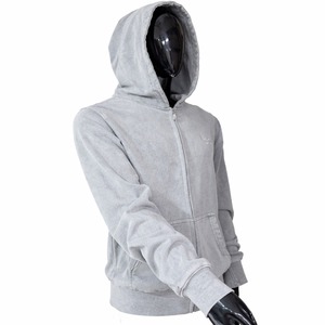 Sudaderas con Capucha de Moda OEM, Sudaderas con Capucha con Impresión de Espuma Personalizada, Muestras Gratis, 400 Gsm, 100% Algodón Orgánico, Color Gris Oscuro - Product Image 3