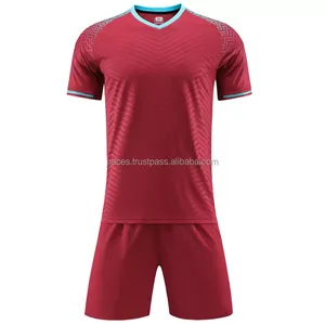 Conjunto de Camiseta de Fútbol Retro Unisex Personalizada de Secado Rápido, Transpirable, Tallas Grandes, Nueva Temporada, Uniforme de Fútbol, Kits de Sublimación 100% - Product Image 4