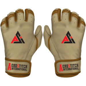 ถุงมือตีเบสบอลแบบสั้นสั่งทำโลโก้ได้ คุณภาพดีเยี่ยม สำหรับมืออาชีพ ขายส่งจำนวนมาก ทำจากหนังแท้ สำหรับเด็กและผู้ใหญ่ - Product Image 1