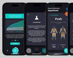 Plateforme de fitness et de bien-être proposant des programmes d'entraînement, un suivi nutritionnel, la réservation d'un entraîneur, la surveillance des progrès et des services personnalisés. - Product Image 3