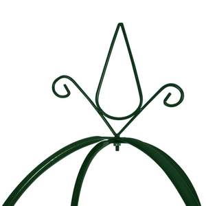 Arco de Jardín de Hierro Verde Oscuro, Diseño Decorativo Estándar, Enrejado y Puertas - Product Image 4