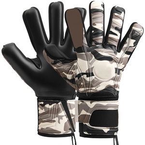 ถุงมือผู้รักษาประตูมืออาชีพรุ่นใหม่ พร้อมอุปกรณ์ป้องกันนิ้วมือ สำหรับผู้ใหญ่และเด็ก ถุงมือผู้รักษาประตูแบบหนา ทำจากยางลาเท็กซ์เนื้อเรียบ สำหรับฝึกซ้อมฟุตบอล - Product Image 4