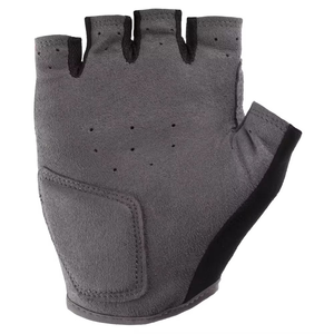 Half-Finger Cycling Gloves Gray Red Mesh Palm Protection for Bike Riding - Product Image 2