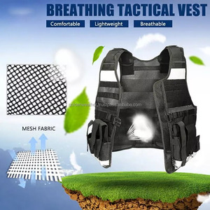 Hi Viz เสื้อกั๊กยุทธวิธีมัลติฟังก์ชั่น,ชุดฝึกซ้อมพิเศษเสื้อกั๊กสะท้อนแสงสูงเสื้อกั๊กนิรภัย Molle - Product Image 5