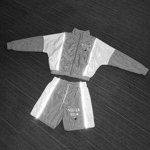 Ensemble survêtement coupe-vent en nylon imperméable personnalisé pour homme, veste coupe-vent et short pour homme - Product Image 6