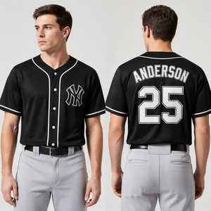 Maillot de baseball unisexe en polyester respirant et écologique, 100 % polyester, avec logo brodé, idéal pour l'été et les équipes sportives - Product Image 2