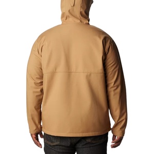 Windbreaker <b>Men</b>_s Softshell <b>Jacket</b> Casual Hooded <b>Long</b> Design for Spring Autumn Lightweight Coated Wholesale at Low Price 2026 - Product Image 4