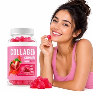Gomitas de colágeno a granel, suplemento dietético de grado alimenticio, fabricante y proveedor de gomitas de colágeno de marca privada de la India - Product Image 1
