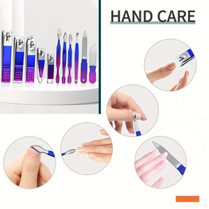 Kit de manucure en acier inoxydable, kit de soin des ongles, kit de toilettage des ongles de qualité supérieure, outils de manucure professionnels en vente en ligne au meilleur prix - Product Image 2