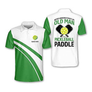 Camiseta de Pickleball Personalizada con Estampado por Transferencia de Calor en 3D, Ropa Deportiva Informal para Hombre y Mujer, Talla Grande, 100% Poliéster - Product Image 2