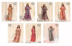 Latest Design <b>Womens</b> Ready Wear Formal Printed Kaftan <b>Kurti</b> Party Available Wholesale Price India Pure Soft Silk Quick Dry All - Product Image 6