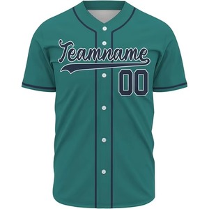 Uniforme de Béisbol de Alta Calidad para Uso Prolongado, Atuendo de Equipo Elegante, Logotipos Personalizables, 100% Poliéster, Manga Corta, Verano - Product Image 4