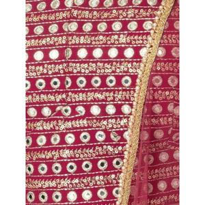 Adorable Pink Georgette Compromiso Wear Lehenga Choli con Dupatta Wedding Apparel - Product Image 3