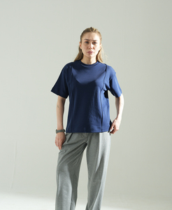 Camiseta Extra Grande Personalizada para Mujer, Ligera, Talla Grande, Moda Urbana, Color Sólido - Product Image 4