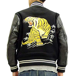 Blousons de baseball Letterman vintage universitaire unisexe avec logo personnalisé bombardiers en laine vêtements de rue d'hiver en fourrure de mouton grande taille en peau de vache - Product Image 1