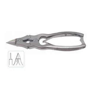 Double Action <b>Nail</b> Splitter Double Spring 15 cm Wholesale High Quality Chiropody Podiatry <b>Nail</b> Pliers by Life Care Instruments - Product Image 5