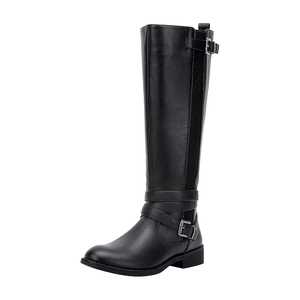Bottes d'équitation de compétition de qualité supérieure pour femmes et hommes, bottes longues imperméables en cuir PU - Product Image 3