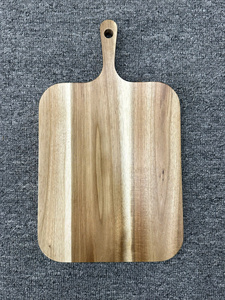 <b>Large</b> Solid Wood Cutting Board Natural Finish Butcher Block Chopping Board for Kitchen Durable Solid Wood Cutting Board - Product Image 2
