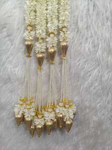 Fabric Jasmine <b>Hanging</b> With Gold Drops - Product Image 3