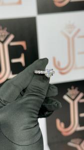 Bague Cœur Amour Éternel en Argent Sterling 925 Original, Bijoux Moissanite Solide, Bagues de Fiançailles pour Femmes à Prix de Gros - Product Image 6