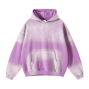 Sudadera con Capucha Tie-Dye para Hombre - Sudadera de Algodón, Manga Larga, Cuello con Capucha, Sudadera con Capucha Tie-Dye Extra Grande Unisex - Product Image 2