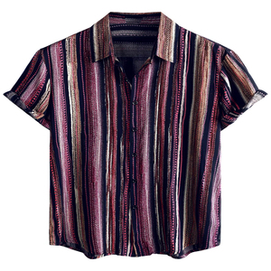 เสื้อเชิ้ตสั่งทำคุณภาพสูง เสื้อฮาวายชายหาดลำลองแฟชั่น เสื้อพิมพ์ลายผู้ชาย OEM เสื้อผ้าฝ้ายแท้สั่งทำพิเศษสำหรับผู้ชาย - Product Image 1