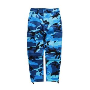 Pantalon cargo en coton respirant pour homme, imprimé camouflage, pantalon décontracté multi-poches, vêtements d'automne - Product Image 2