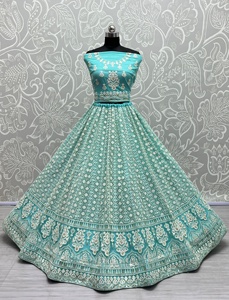 Vestido de Novia Sirena Rosa con Corpiño de Cuentas, Falda con Volantes, Cola Catedral, Largo hasta el Suelo, Sin Mangas, Escote Corazón - Product Image 6